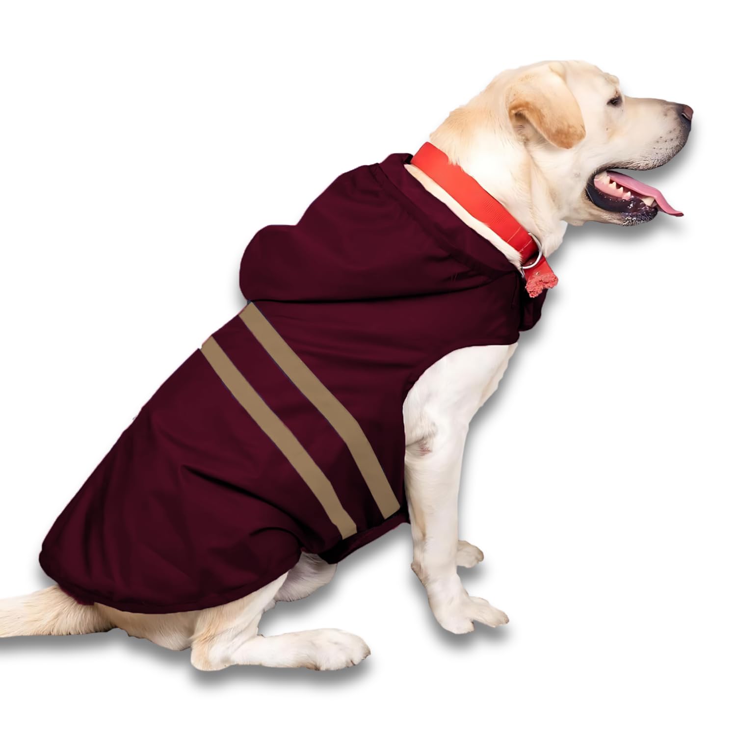 Pets Empire Lightweight Raincoats Jacket for Dogs, Adjustable Hooded Dog Raincoats, Waterproof Rain Coat Slicker Poncho for Dogs (XL, Maroon) (B0CB5SHCTS) Amazon Price History, Amazon Price Tracker