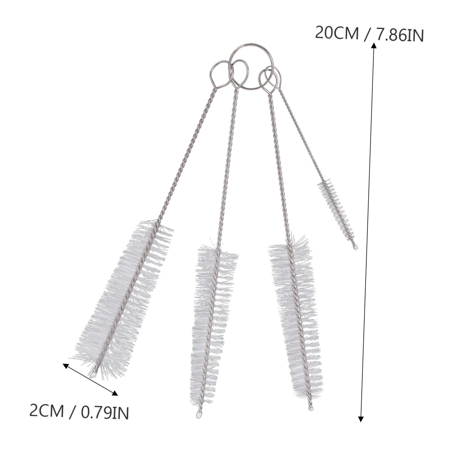 KICHOUSE Kitchen Brush Set 2 in 1 Cleaning Brush Teapot Cleaning Supplies Efficient Dish Scrubber Home Cleaning Tools Kit