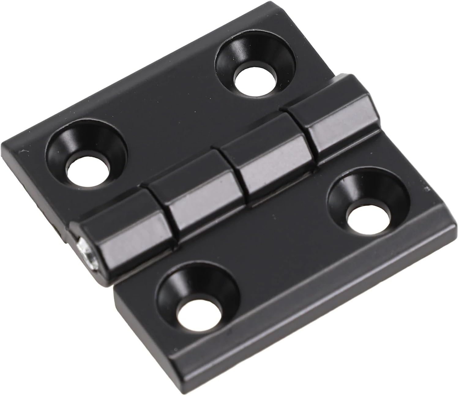 40/50/60mm Butt Hinge Metal Door Hinge Cabinet Aluminum Box Backsplash Shed Door Hardware 1 Piece (Size : 60x60mm Black)