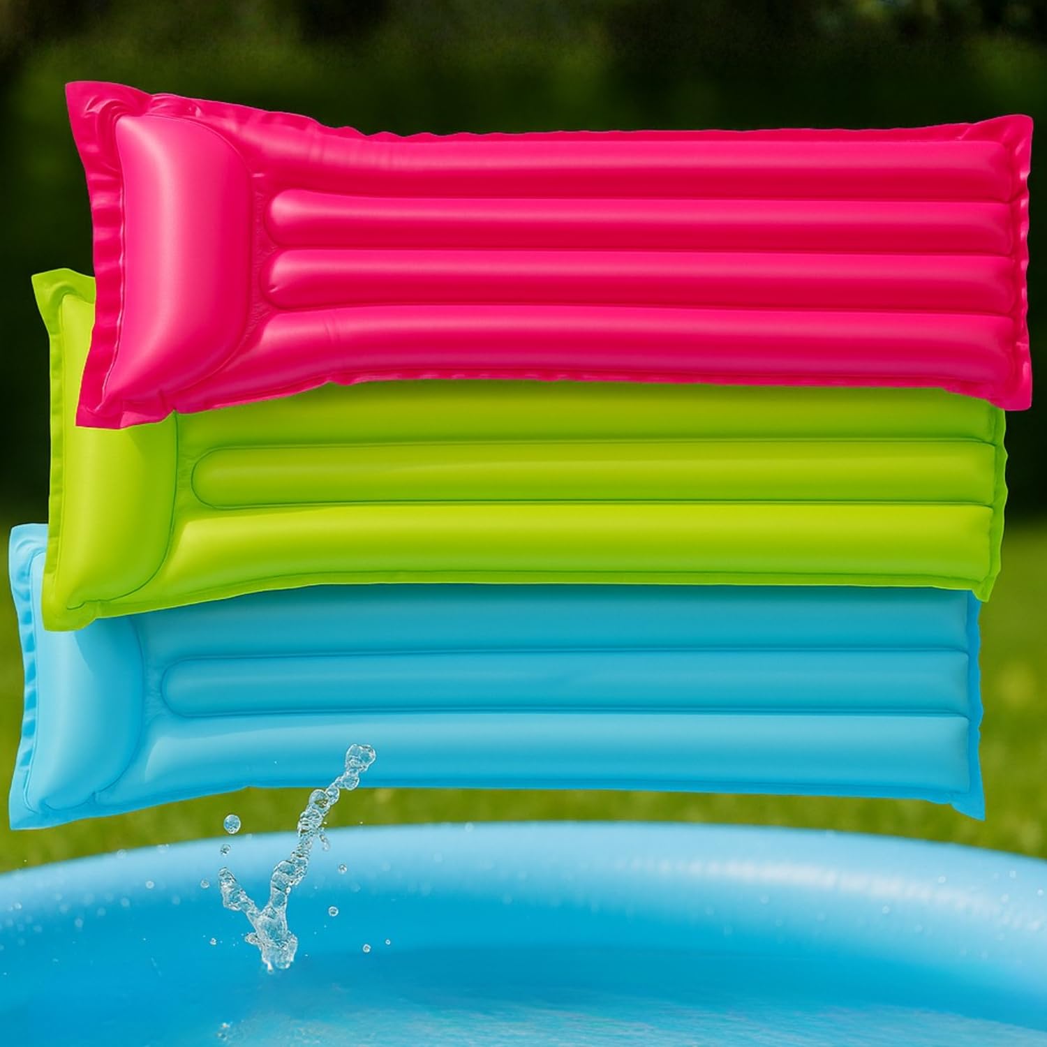 Toy Imagine 183cm x 69cm Inflatable Swimming Pool Floats for Adults | Tube for Swimming Pool for Kids | Water Float Mattress Pool Floats for Adults & Kids |Pool Floating Bed. Product Colour May Vary.