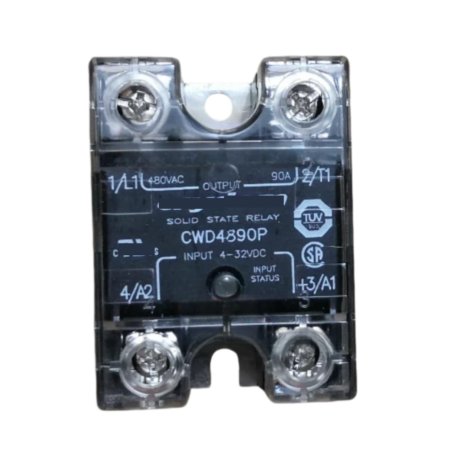Relais SSR CWD4890P 90A 480VAC, entrée 4-32VDC commutateur statique de puissance