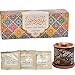 Dukhni Oud Bakhoor Incense Variety Box (20 Pieces) & Rainbow Exotic Bakhoor Burner - Gift Set & Starter Kit.Perfect for Namaaz, Indoors, Meditation, Relaxation, Unwinding, Chanting, Peace