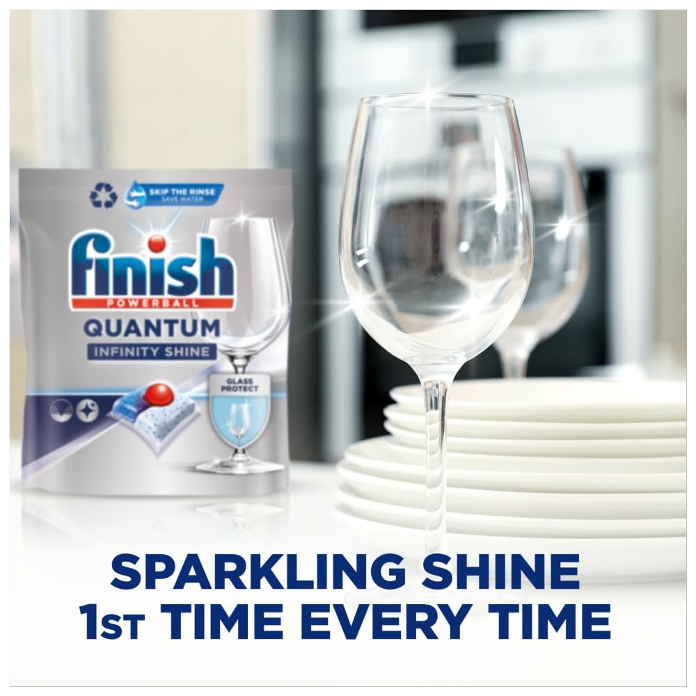 Finish Quantum Infinity Shine tabletki do zmywarek, 3 sztuki, 83 zakładki każda, 3 x 83 zakładki | 249 tabletek | regularne