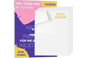 Premium Printable Vinyl Sticker Paper for Inkjet Printer: Design, Print, and Adhere Effortlessly