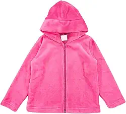 Jaqueta Fleece Casaco Infantil Peluciado Quentinho Inverno Bebê com Orelinhas Ursinho