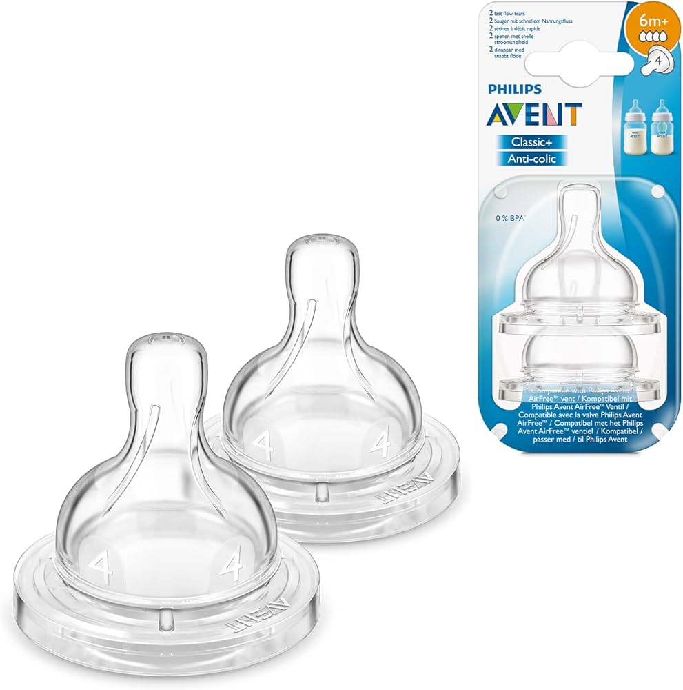 Philips Avent Anti-colic Speen - Tegen Darmkrampjes Bij Baby's - 2 Stuks - 0m+