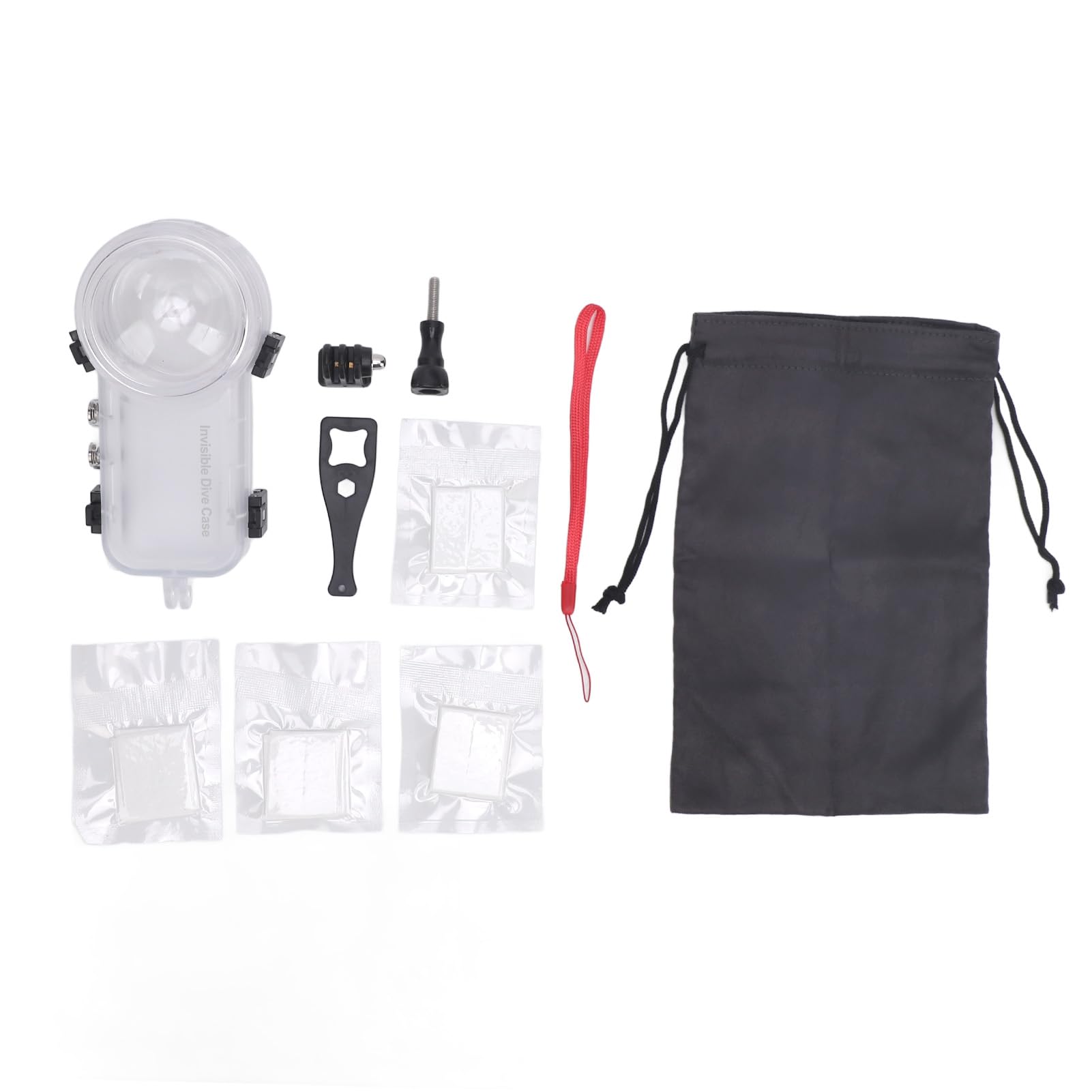 Acouto Custodia Subacquea Impermeabile per Fotocamera Sportiva Custodia per Fotocamera Subacquea Protezione da profondità di 50 M Inserti Antiappannamento Design Preciso per Fotocamera X4