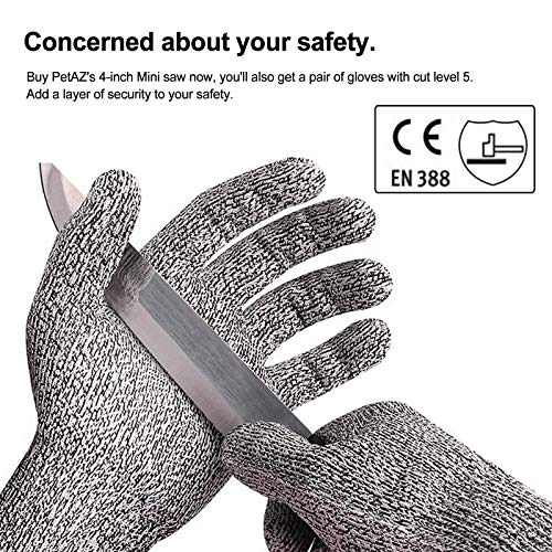 Mini Chainsaw Cordless Power Chain Saws, 4-Inch Portable 24V Electric Chainsaw, Pruning Shears Chainsaw for Courtyard Tree Branch Wood Cutting