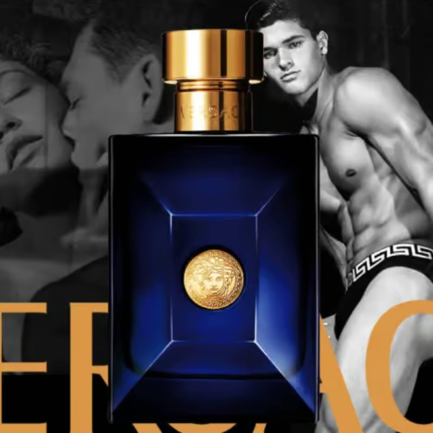 Versace Dylan Blue Geschenkbox für Herren, Eau de Parfum, Duschgel und After Shave Balsam, 50 ml
