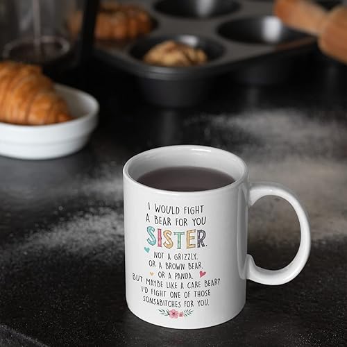 Miniatura 4 de Gossby Taza personalizada para mejor amiga, con texto en inglés We'll Be Friends Until We're Old, Senile (3 mejores amigos), regalo personalizado