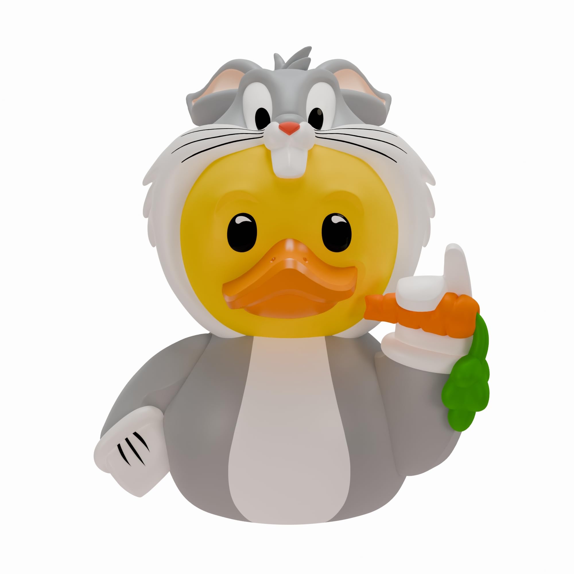 TUBBZ Collectors Edition: Looney Tunes - Bugs Bunny Cosplaying Rubber Duck Vinyl Figure – Official Collectible for Fans of Looney Tunes