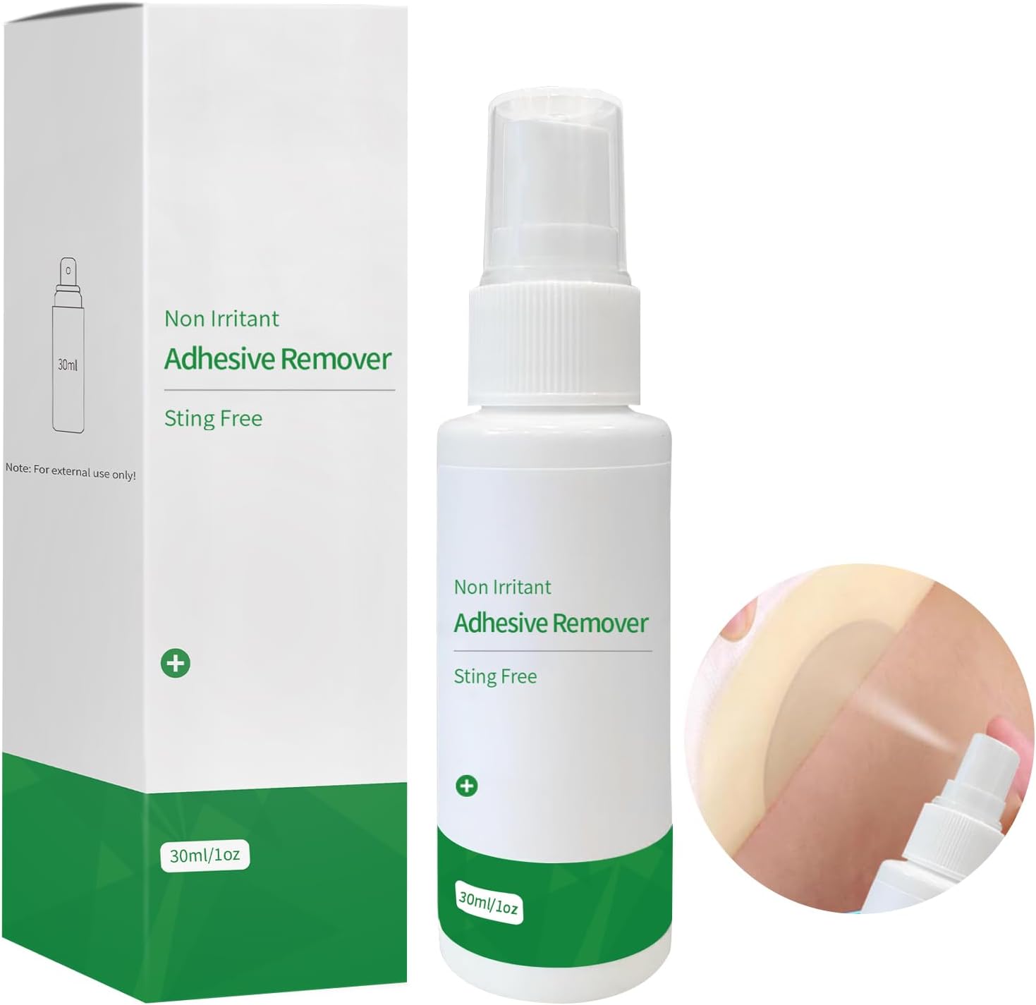 Adhesive Remover Spray 1 Oz, SkinFriendly No Sting Ideal