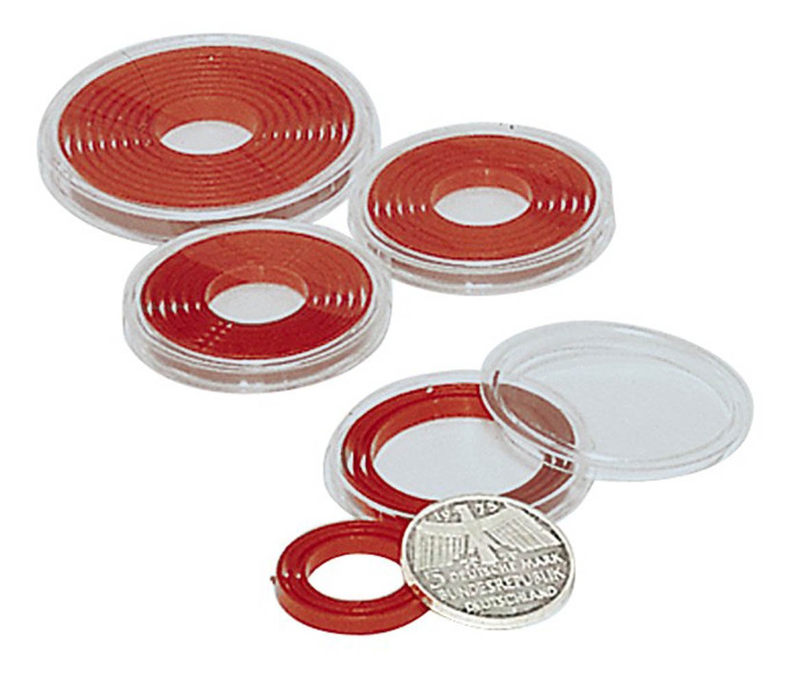 Cápsulas Lindner 2230P bandejas pequeñas monedas coleccionables 2