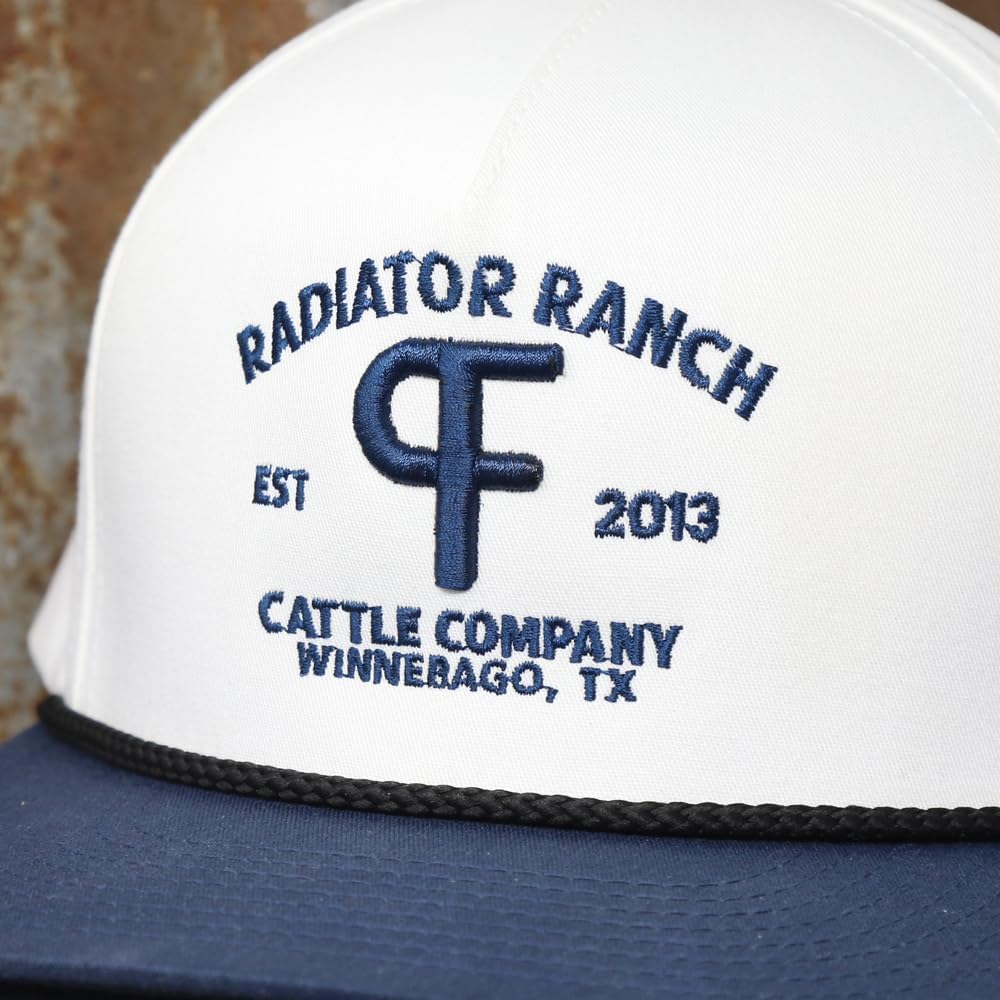 Rodeo Time Dale Brisby Radiator Ranch Bull Hauler Snapback Hat – Western Cowboy Cap for Men & Women – Adjustable Fit