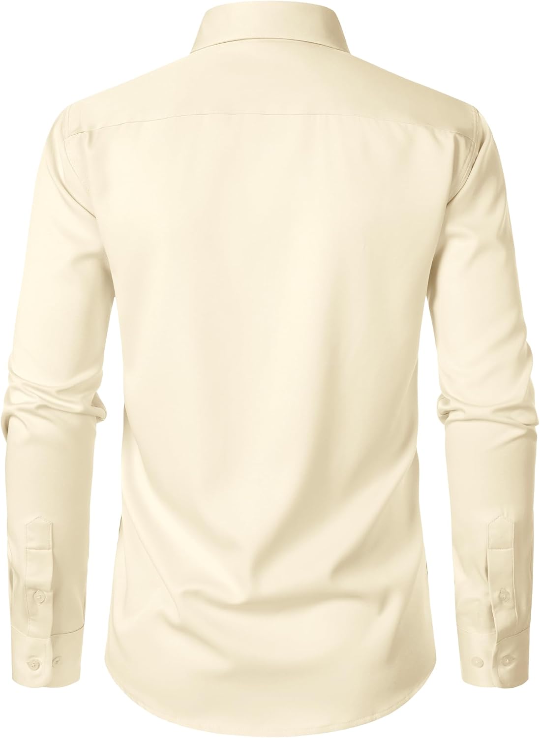 ZEROYAA Men's Wrinkle Free Long Sleeve Dress Shirt Business Casual Modern Slim Fit Button Down Shirts for Wedding and Office - Image 3