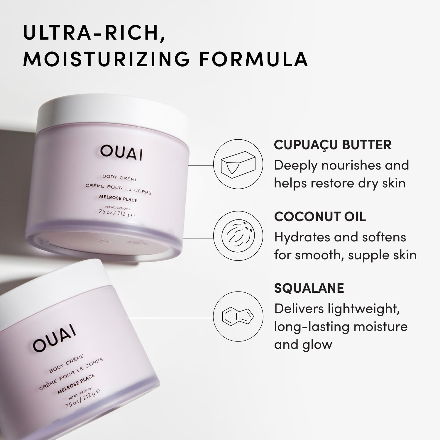 ボディ・フェイスケア Yuumai Amazon.com : OUAI Body Cream Travel Size - Hydrating Body Cream