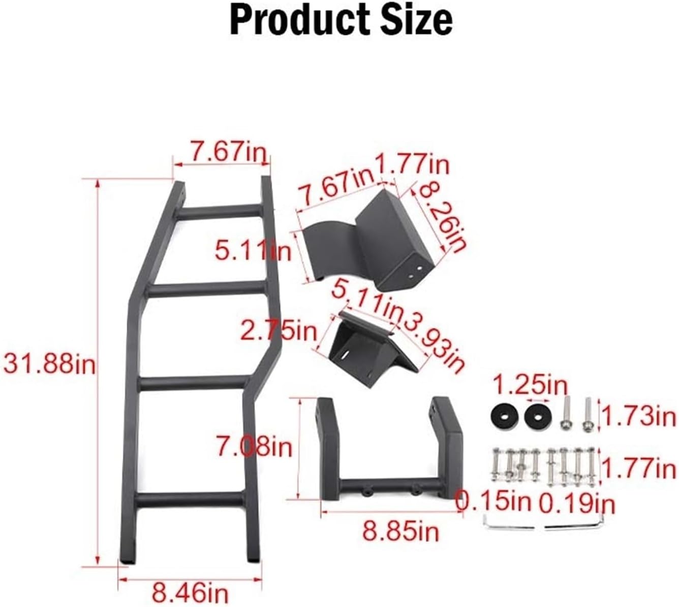 み テールゲートラダー リアドアクライミングラック スズキ ジムニー 2007