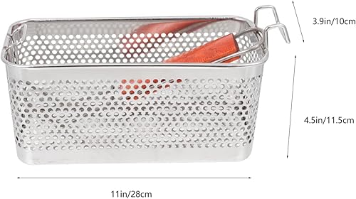 Miniatura 7 de GANAZONO Cesta para freír patatas fritas de acero inoxidable, colador de aceite, multifuncional, para hervir hervir, para freír, para lavar y cocinar