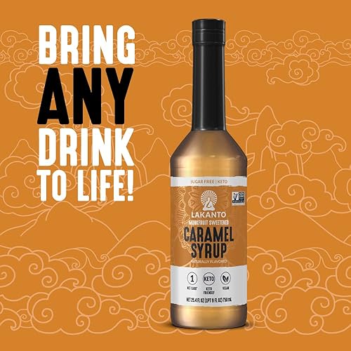 Miniatura 3 de Lakanto Jarabe de sabor simple sin azúcar edulcorante de fruta de monje perfecto para café cócteles conos de nieve refrescos otras bebidas apto para