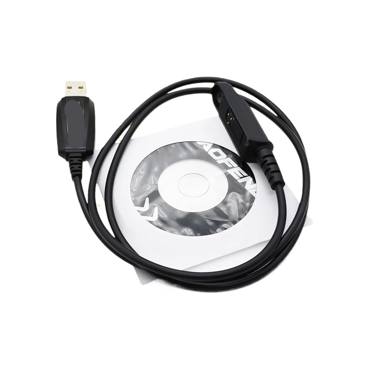 UV9RPlus Walkie Talkie USB Programming Cable with CD Driver Compatible with UV-XR A-58 UV-9R BF-9700 BF-