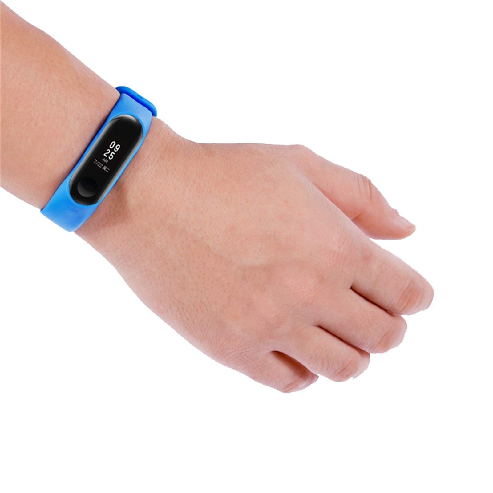 Bracelet Bracelet Bretelles Bracelet de Montre en Silicone pour Bracelet Bracelet Bracelet (Couleur du Bracelet : Jaune, Taille : pour) (Orange pour)