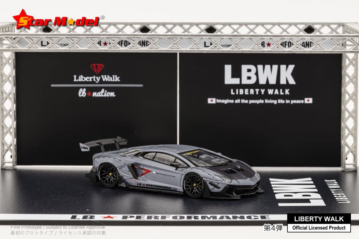Amazon.co.jp: 1/64 Star Model liberty walk Lamborghini Aventador