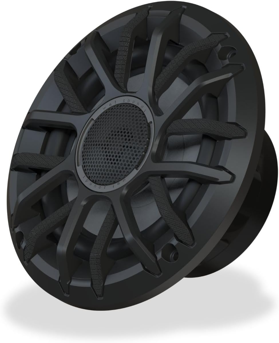 Wet Sounds | Scout 6-Ti | 6.5" Marine Coaxial Speakers, Dark Titanium