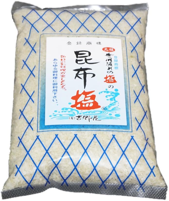 Ganso Sasakawa salt Hokkaido kelp 100% use of flow "kelp salt" 350g "Please to rice ball pickles" stubborn Old Man Shio natural salt of (salt)