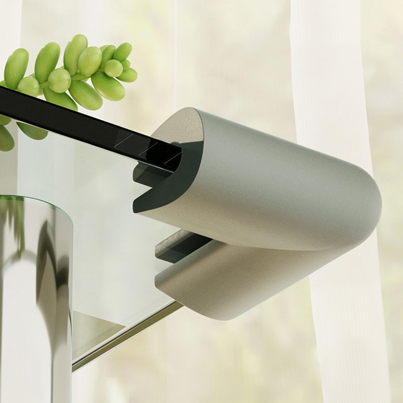 Paraspigoli Bambini Angolari Gomma,Kit di Protezione e Sicurezza,Paraspigoli Morbidi,Protezioni per Bordi,Rimozione Senza Residui,Design Discreto,Angoli di Gomma per Tavoli