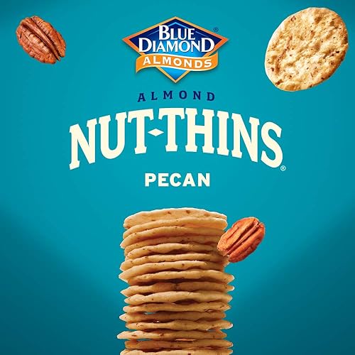 Vista 5 de Blue Diamond Pecan Thins Cracker Patatas fritas, 4.25 onzas