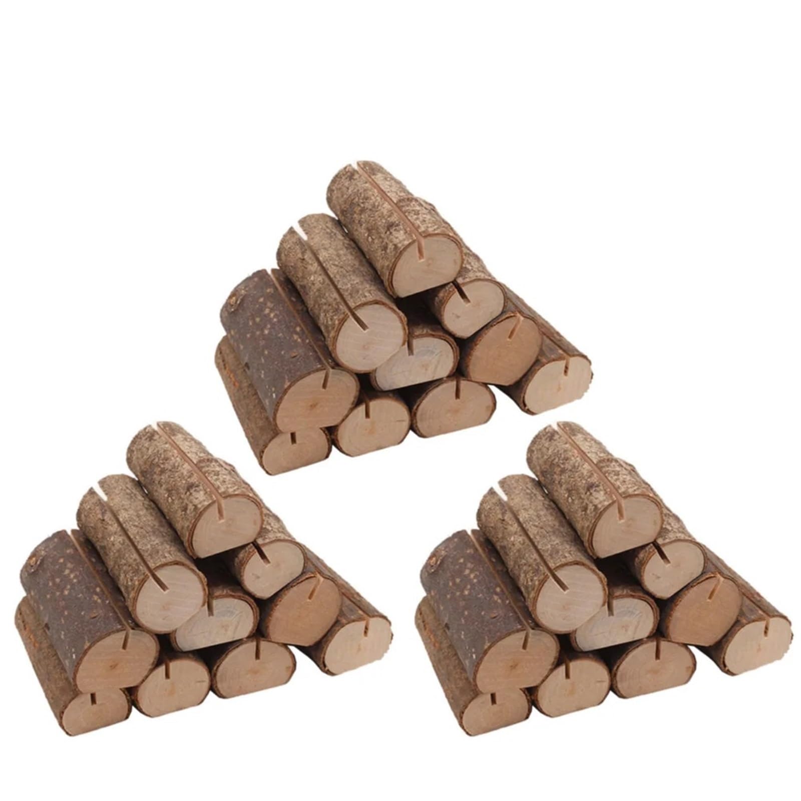 Generisch Tischnummernhalter 30–10 Stück Holz-Namenskartenhalter for Hochzeiten, Clip-Foto-Tischnummernständer, ländliche Hochzeits-Namens-Tischkartenhalter(30PCS)