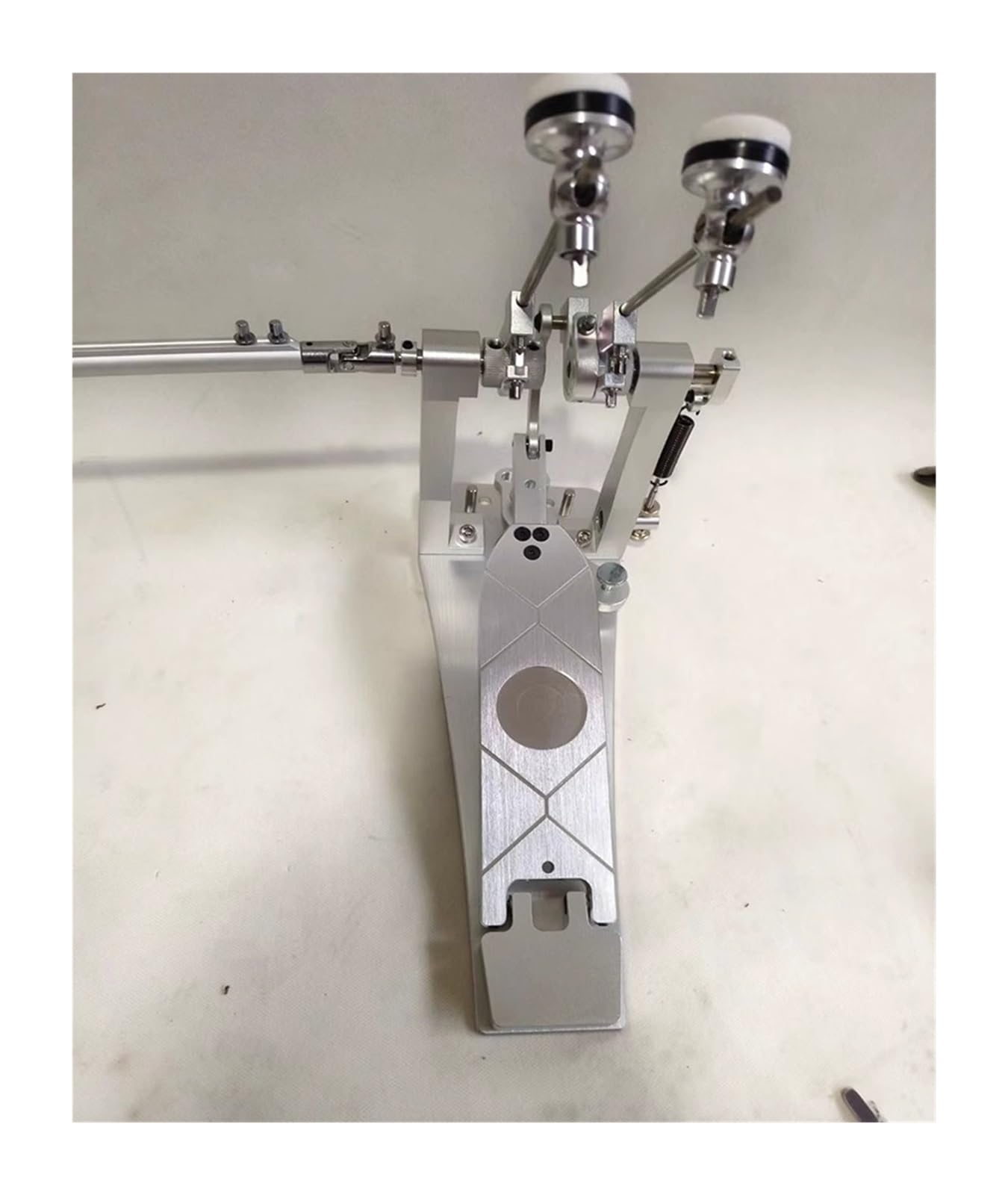 Pedale for batteria jazz Direct Drive Pedali for batteria a doppio passo Pedali for pratica in metallo Accessori for strumenti musicali a percussione a doppia catena(Double Pedal)
