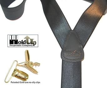 Hold-Up Corporate Series Traditional X & Y-Back Suspenders for Men