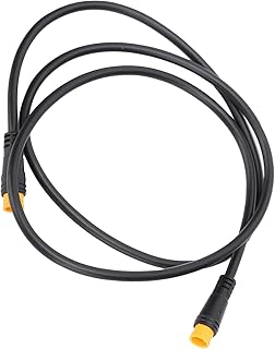 Cabo Adaptador de Bicicleta Elétrica, Conector de Cabo de Bicicleta Elétrica de 87 Cm / 34,3 Polegadas, à Prova d'água para Bicicleta Elétrica Bicicleta Elétrica Adulto Crianças Uso Ao Ar