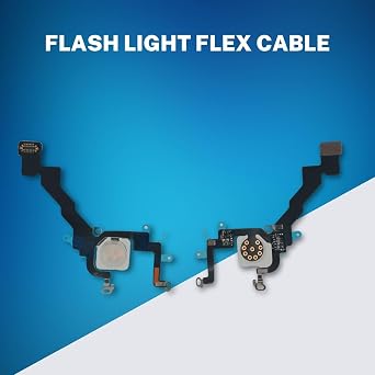 Flash Light Flex Cable Replacement for iPhone 13 Pro - Repair Parts for A2636 A2638 A2639 A2640 A2483 Flashlight Module Connector
