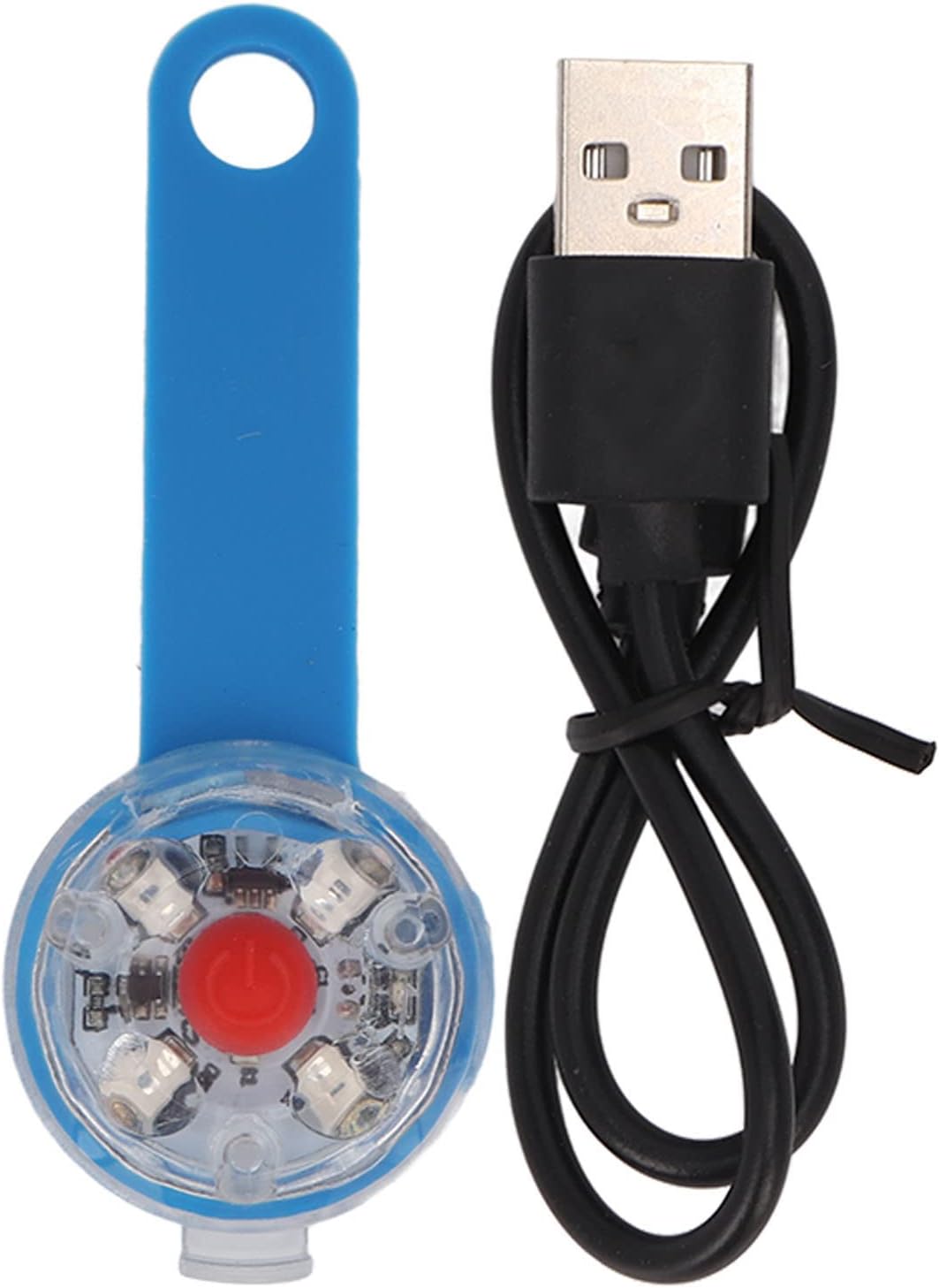 LED Light for Dog Collar, IPX7 Waterproof LED Light for Pet Collar USB Rechargeable Dog Lights Pendant Light with 3 Light Modes