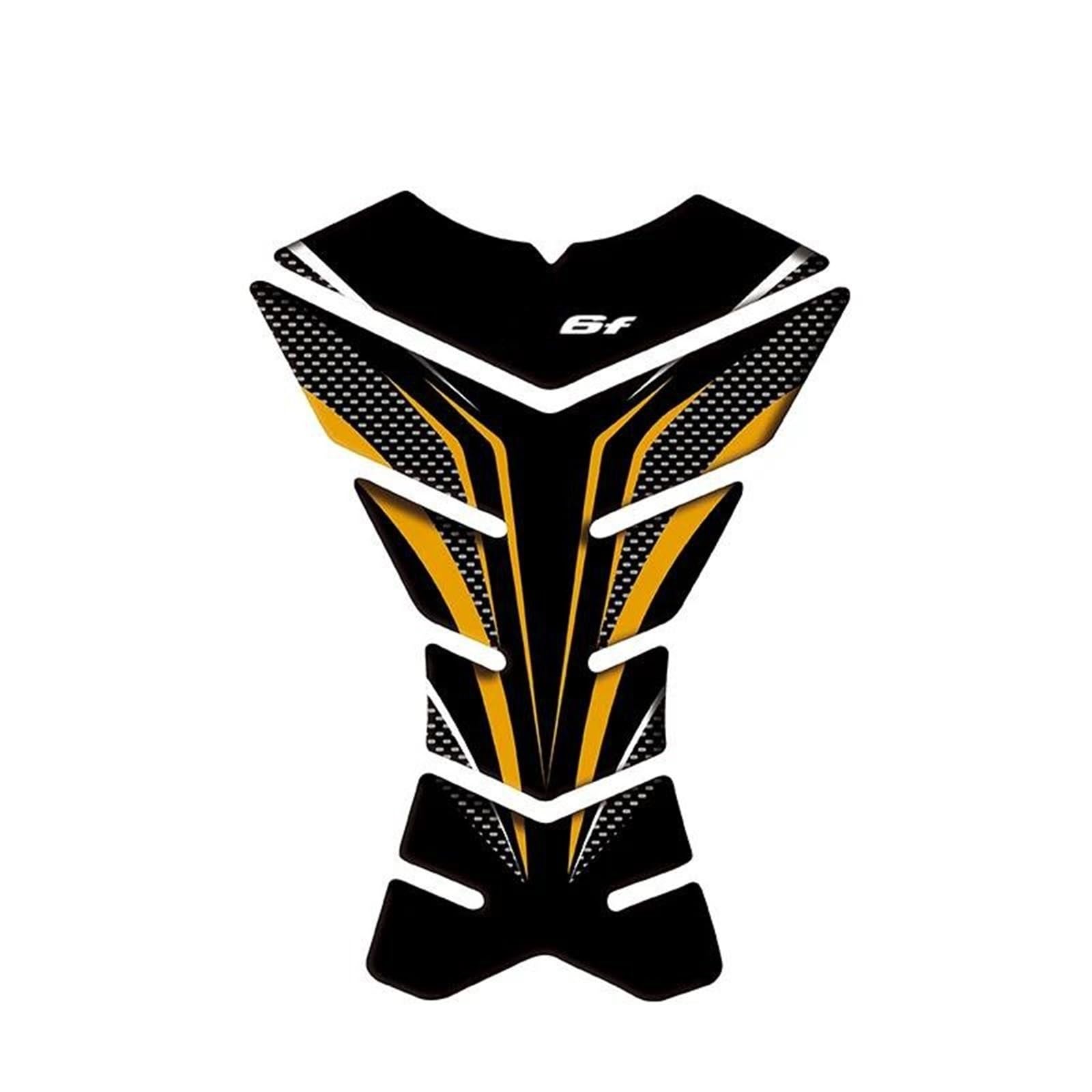 Ysdsls Color25 Carbon-Look Motorcycle Tank Pad Protector Decal For Kawasaki Er6f For Er-6F(Color25)