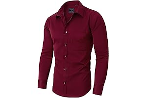 Maroon Dress Shirt Men: Elevate Your Formal Attire