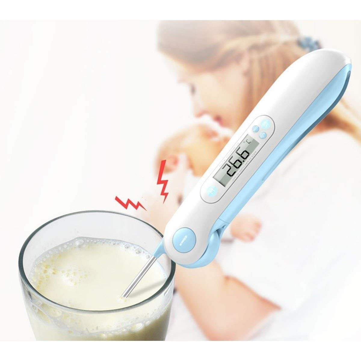 XINGYU Misuratore di Temperatura dell'Acqua, termometro per Alimenti da Forno, misuratore di Temperatura dell'Acqua da Cucina Sonda di Temperatura dell'olio Caldo Sonda di Temperatura