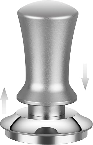 Tamper de café calibrado con resorte para máquina de café expreso, herramienta esencial de espresso para resultados perfectos de apisonamiento, se