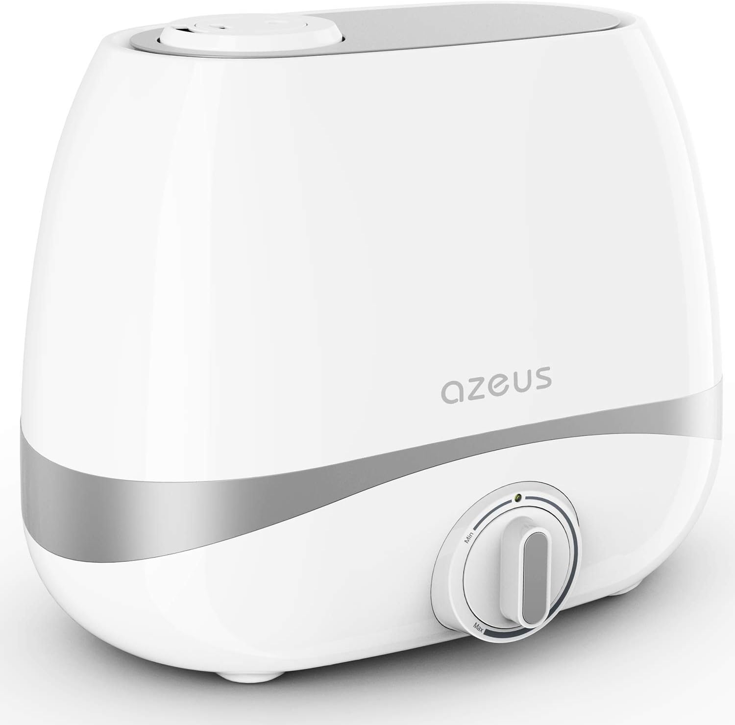 AZEUS Humidifiers, 5L Ultrasonic Cool Mist Humidifier for Large Room Babies Office, Quiet Humidifiers with Microporous filters, Lasts up to 50 Hours, Auto Shut-Off (BPA-Free)