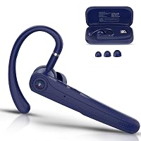 Auricolare Bluetooth Singolo con CVC8.0 e ENC Doppio Microfono V5.4 Auricolari Bluetooth