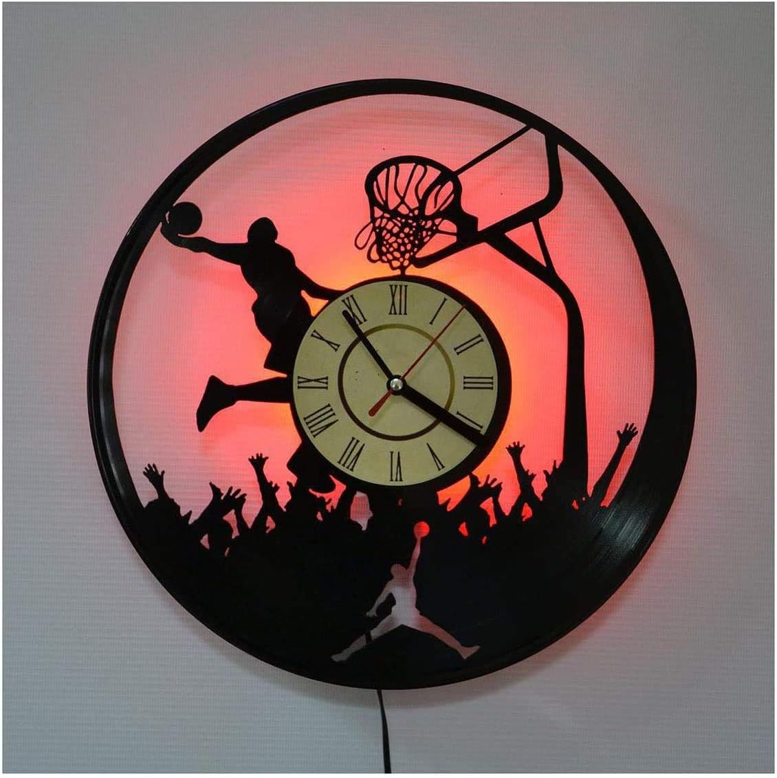 Clock With Air Jordan Clock For Sale LED Luminous 12 Inch Retro