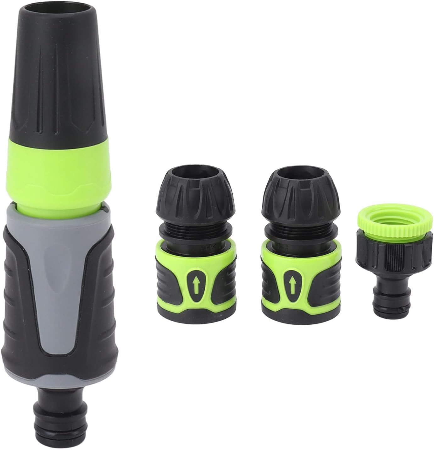 Amazon.co.jp 散水ノズル 水スプレーノズル ホースノズルヘッド 園芸 ガーデン 調整可能なスプレー 普通ホース ホース ノズル
