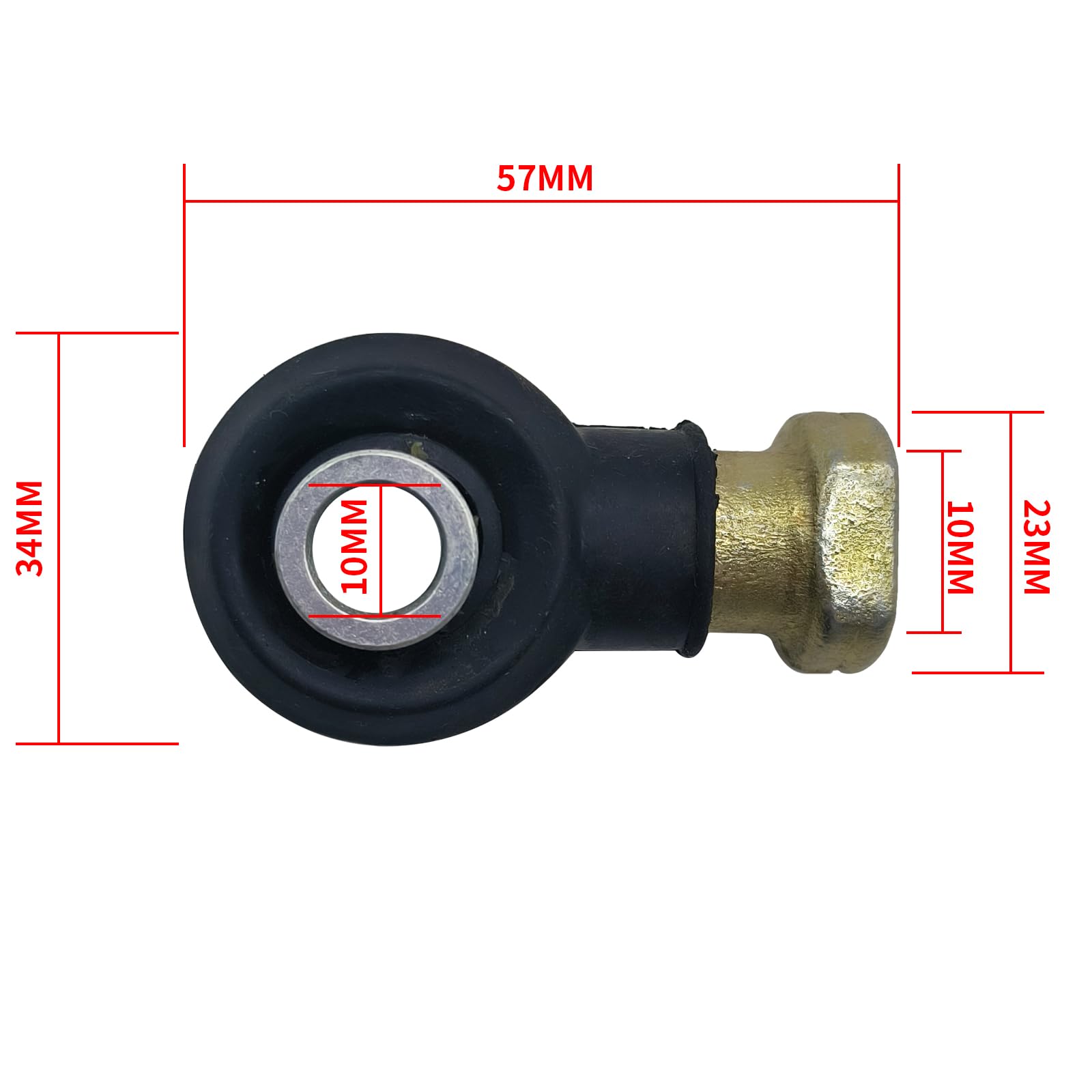 Tirante dello sterzo adatto for Linhai 260 300 400 ATV Giunto sferico terminale del tirante dello sterzo QUAD GO KART 20629