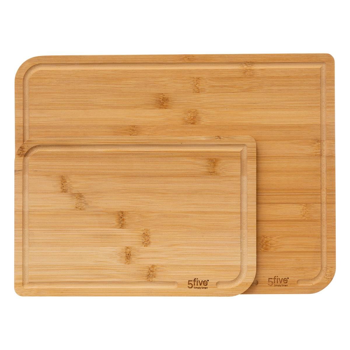 5five Bamboo Chopping Boards Set of 2