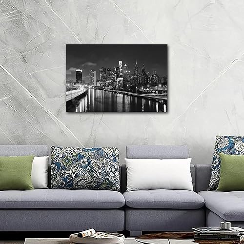 Vista 181 de 1 lienzo decorativo para pared, ferrocarril a través del bosque de pinos con niebla, decoración moderna para el hogar, sala de estar, arte de pared