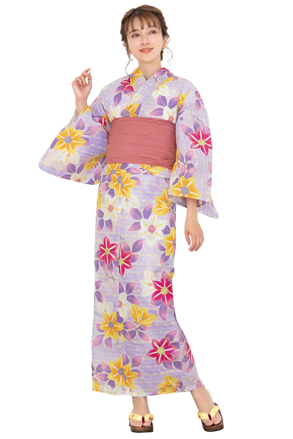 【限定値下げ】レディース 浴衣 KYOETSU変わり織浴衣6点セット キョウエツ Amazon | [KYOETSU] [キョウエツ] 浴衣セット 変わり織 6点セット(浴衣