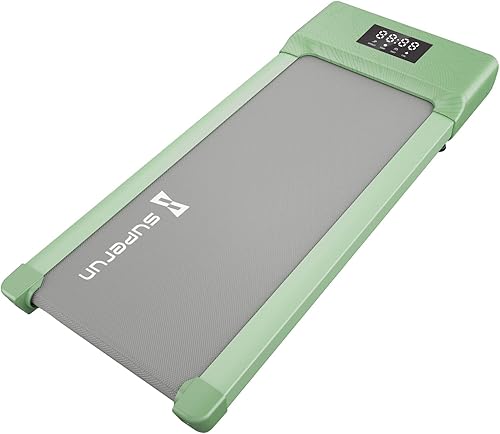 Miniatura 8 de SupeRun Almohadilla para caminar, caminadora 2 en 1 para debajo del escritorio, caminadora para debajo del escritorio con capacidad de peso de 300