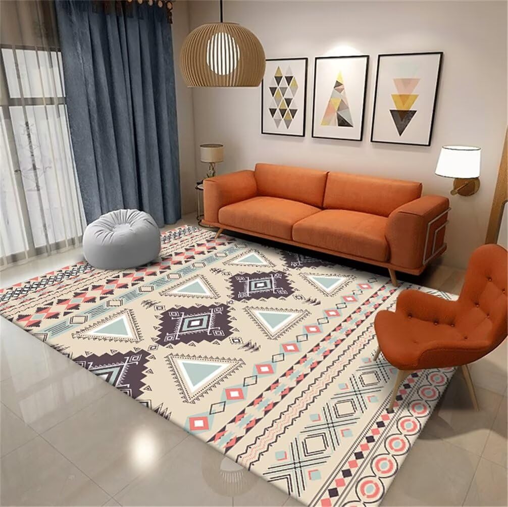 Tapis XXL salon 200x300cm moquette intérieure pour chambre enfant multicolore